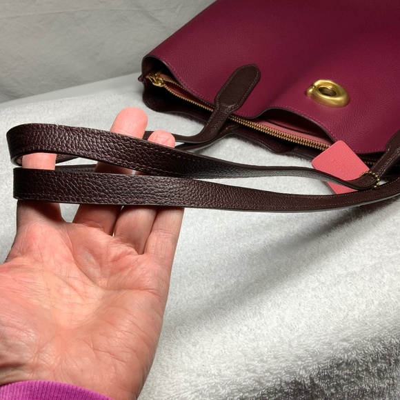 Coach Willow Color block Tote C0691 - Picture 8 of 14